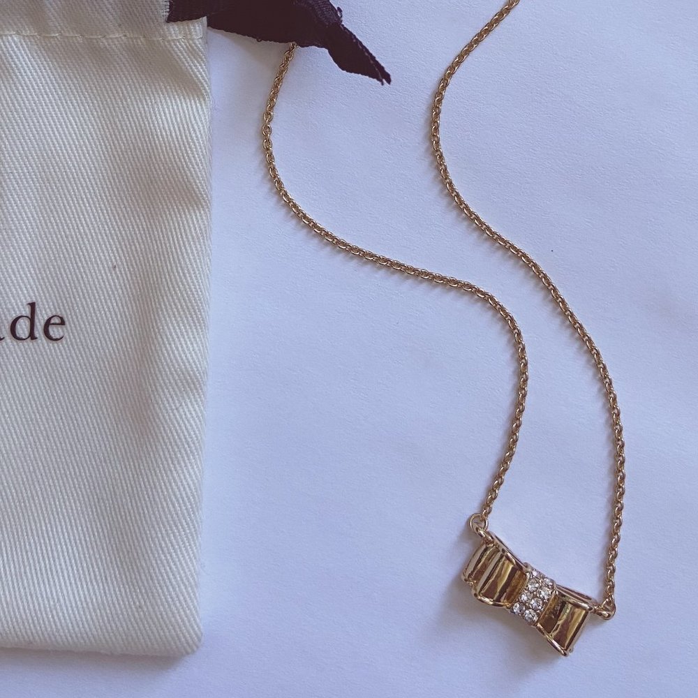 Kate Spade Bow Necklace - LIKE NEW!